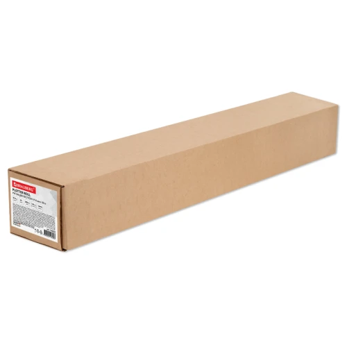 Бумага широкоформатная для плоттера BRAUBERG 120 г/м2, 914 мм* 30 м в рулоне