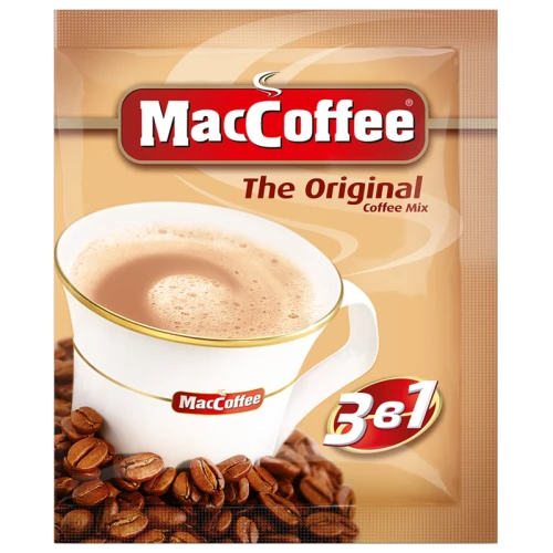 Кофе порционный MacCoffee "3 в 1 Оригинал" 100 пакетиков по 20 гр