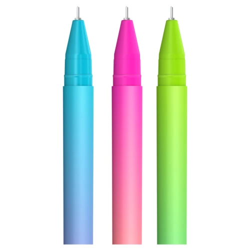 Ручка шариковая Berlingo "Radiance" 0.7 мм, корпус ассорти, синяя