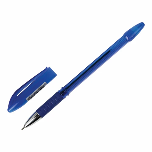 Ручка шариковая STAFF "Manager OBP-10" 0.7 мм, синий корпус, масляная, синяя