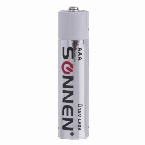 Батарейки SONNEN "Alkaline" AAА (LR03, 24А) алкалиновые, 2 шт. в блистере