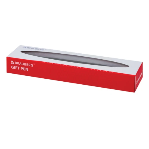 Ручка подарочная перьевая BRAUBERG "Larghetto" корпус черный, синяя