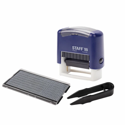 Штамп самонаборный STAFF "Printer 8051", 3-строчный, оттиск 38*14 мм