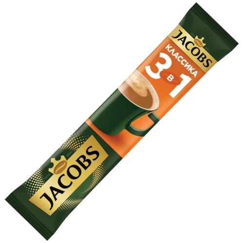 Кофе порционный Jacobs MONARCH "3 в 1 Классика" 13.5 гр пакетик