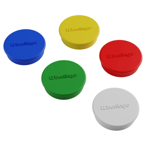 Магнит для досок усиленный Berlingo "Ultra" 30 мм, 5 шт, ассорти