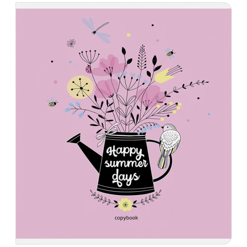Тетрадь ArtSpace "Рисунок. Be happy" А5, в клетку, 48 листов, ассорти
