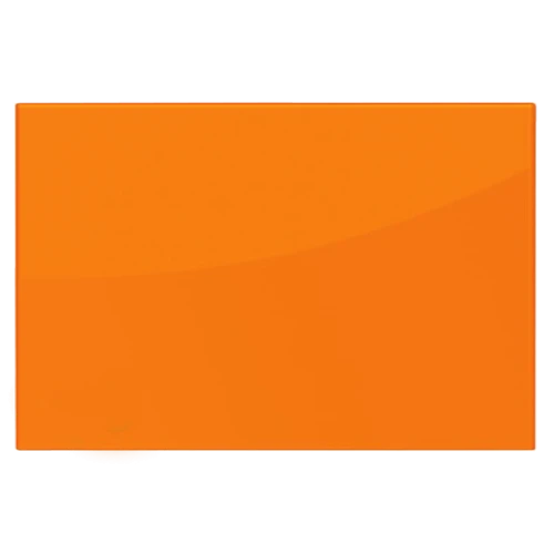 Доска стеклянная ASKELL "LUX" 90*120 см, магнитно-маркерная, 1-4 мм, оранжевая