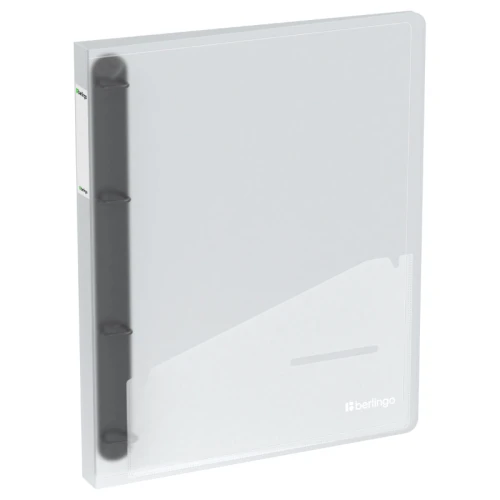 Папка на 4 кольцах Berlingo "No Secret" корешок 24 мм, полупрозрачная