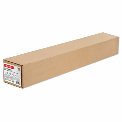 Бумага широкоформатная для плоттера BRAUBERG 90 г/м2, 914 мм* 45 м в рулоне
