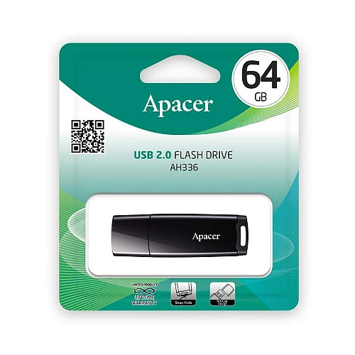 USB-накопитель 64 Гб Apacer AH336 черный