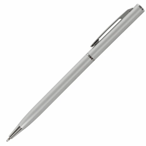Ручка подарочная шариковая BRAUBERG "Delicate Silver" 1 мм, серебристая отделка, синяя