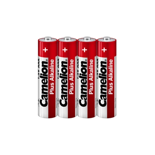 Батарейки CAMELION "Plus Alkaline" ААА (LR03) алкалиновые, 4 шт в пленке