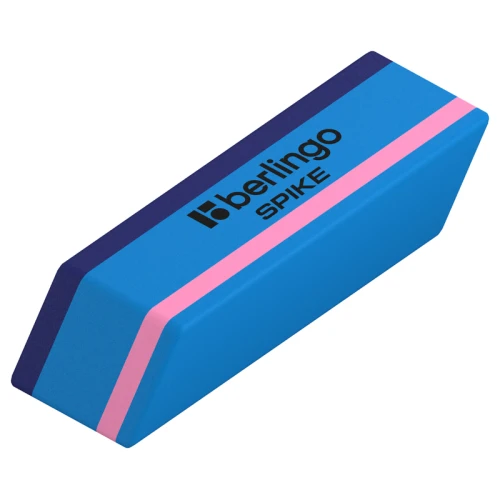 Ластик Berlingo "Spike" скошенный, 50*18*9 мм, ассорти