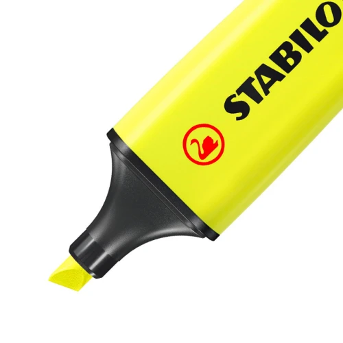 Текстовыделитель STABILO "Boss Original" скошенный, 2-5 мм, желтый