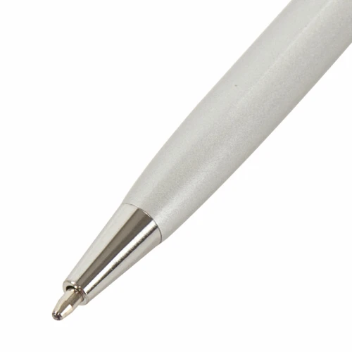 Ручка подарочная шариковая BRAUBERG "Delicate Silver" 1 мм, серебристая отделка, синяя