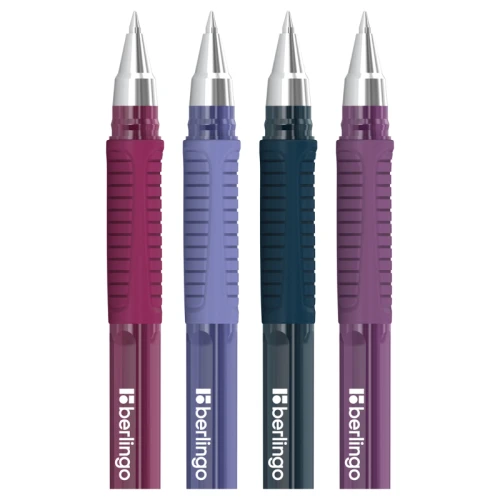 Ручка шариковая Berlingo "Aviator Vintage" 0.7 мм, корпус ассорти, синяя