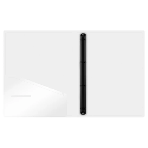 Папка на 4 кольцах Berlingo "No Secret" корешок 24 мм, полупрозрачная