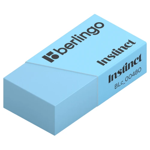 Ластик Berlingo "Instinct" прямоугольный, 40*20*10 мм, ассорти