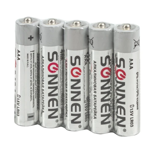 Батарейки SONNEN "Alkaline" AA+ААА (LR6+LR03) алкалиновые, 30 шт (20+10 шт) в коробке