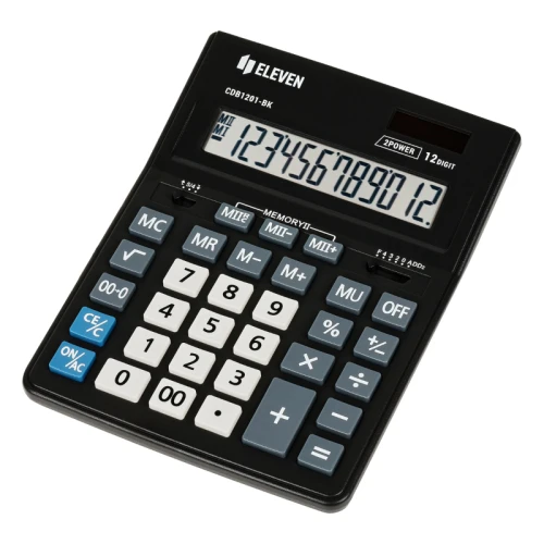 Калькулятор настольный Eleven Business Line CDB1201-BK, 12 разрядов, черный