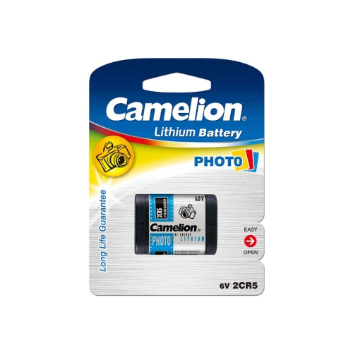 Батарейка CAMELION Lithium 2CR5 литиевая, 1 шт в блистере