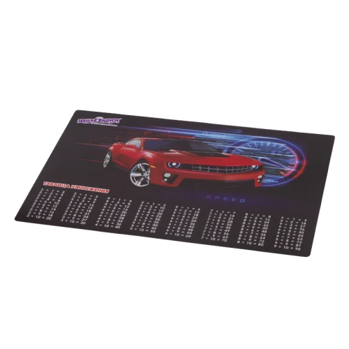 Настольное покрытие ЮНЛАНДИЯ "Red Car" А3+, пластик, 46x33 см