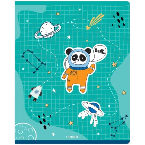 Тетрадь MESHU "Space adventure" А5, в клетку, 48 листов, ТВИН-лак, ассорти