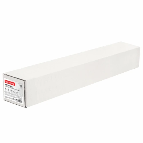 Бумага широкоформатная для плоттера BRAUBERG 90 г/м2, 1067 мм* 45 м в рулоне