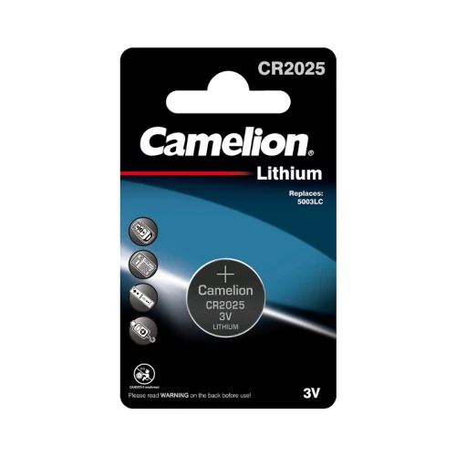 Батарейка CAMELION Lithium CR2025 литиевая, 1 шт в блистере