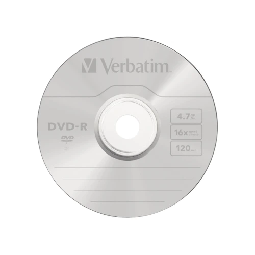 Диск DVD-R Verbatim 4.7 GB, 16х, незаписанный, 25 шт.