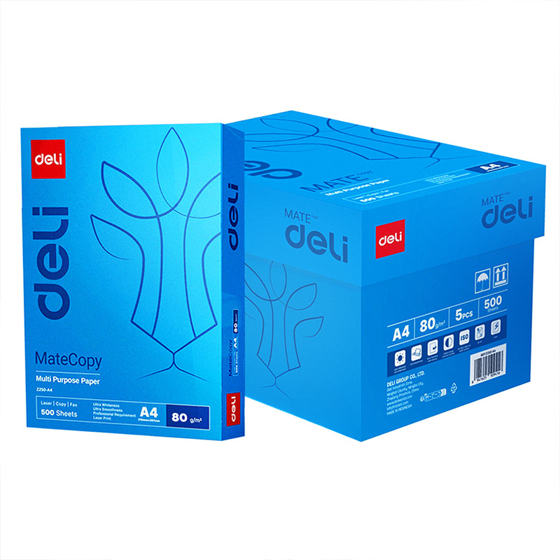 Бумага офисная DELI "MateCopy" А4, 80 г/м2, 500 листов