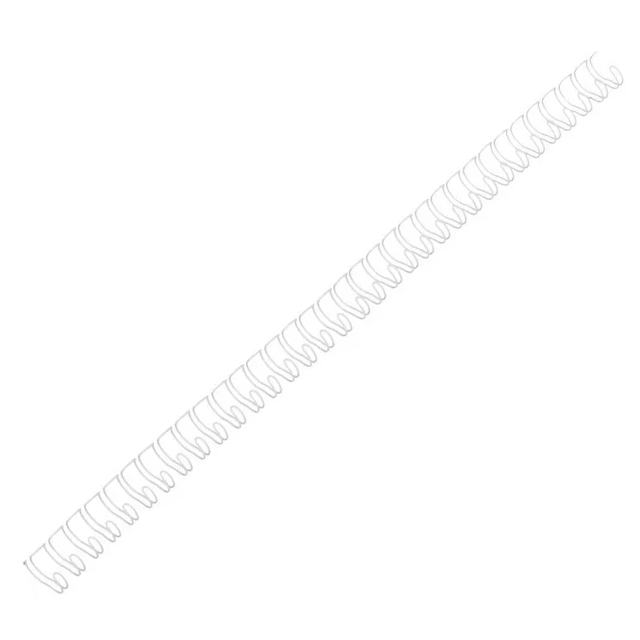 Пружины металл 3:1, d=6.4 мм iBind, белые, 100 шт.