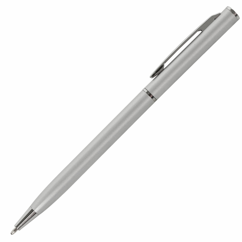 Ручка подарочная шариковая BRAUBERG "Delicate Silver" 1 мм, серебристая отделка, синяя