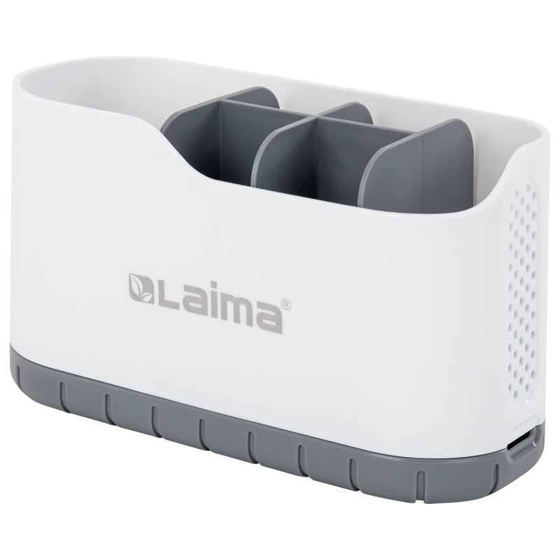 Стакан-органайзер LAIMA HOME пластик, белый