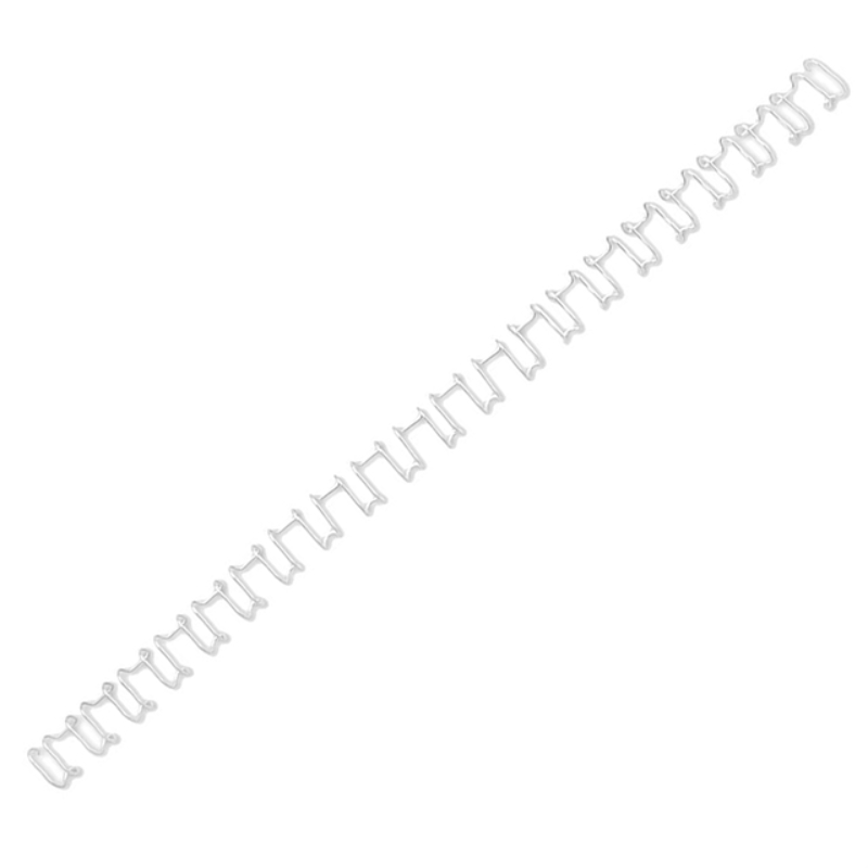 Пружины металл d=10 мм GBC WireBind, 21 отверстие, белые, 100 шт.