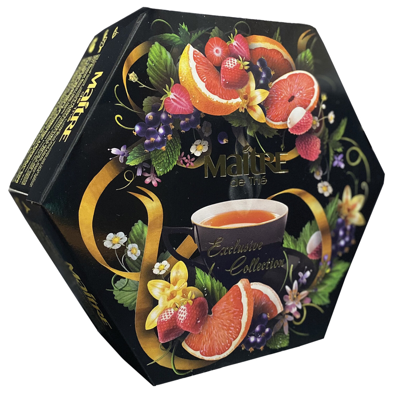 Чай MAITRE "Exclusive Collection" ассорти 12 вкусов, 60 пакетиков