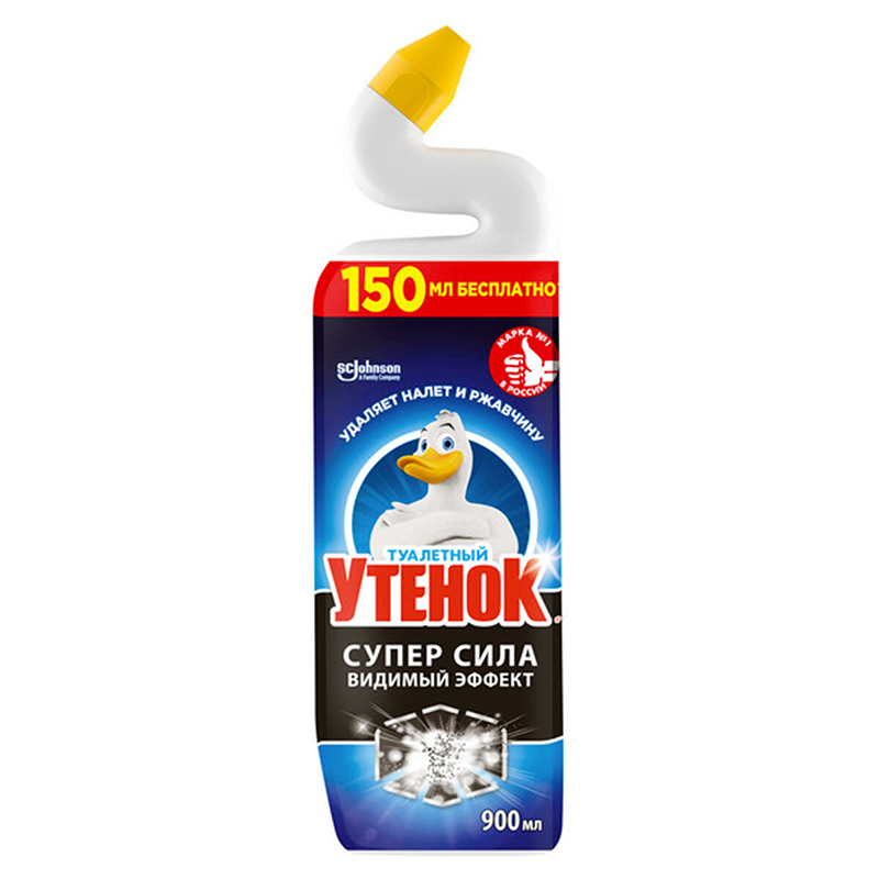 Средство для чистки сантехники Туалетный Утенок "Видимый Эффект" 900 мл