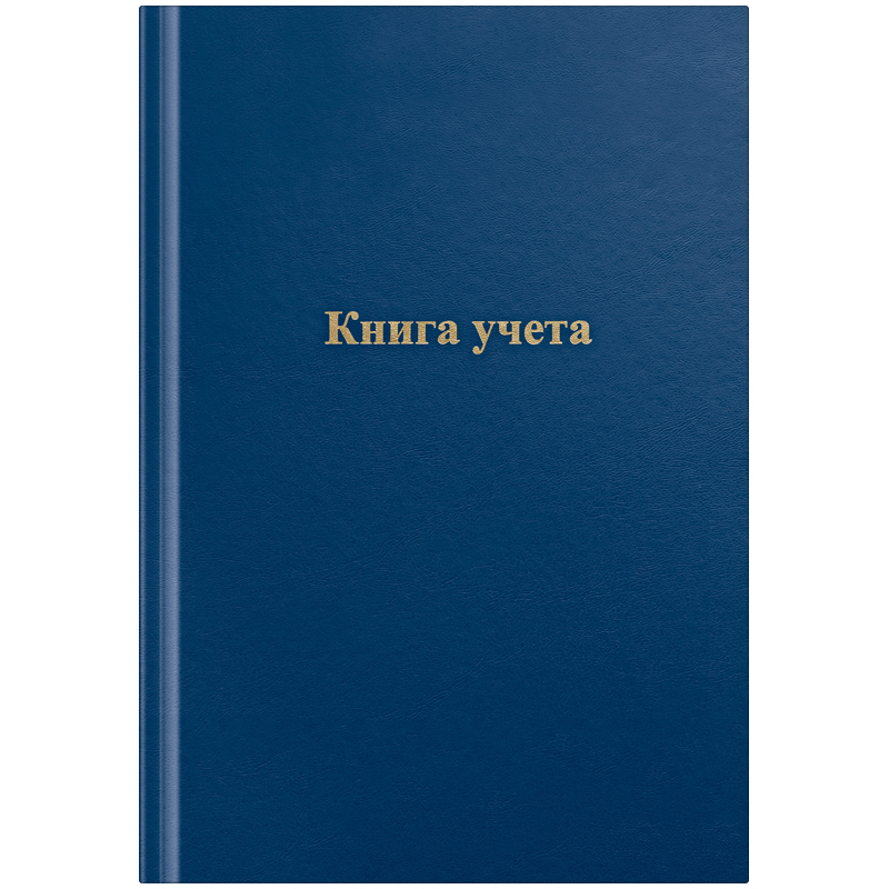 Книга учёта OfficeSpace А4, в клетку, бумвинил, 96 листов, синяя