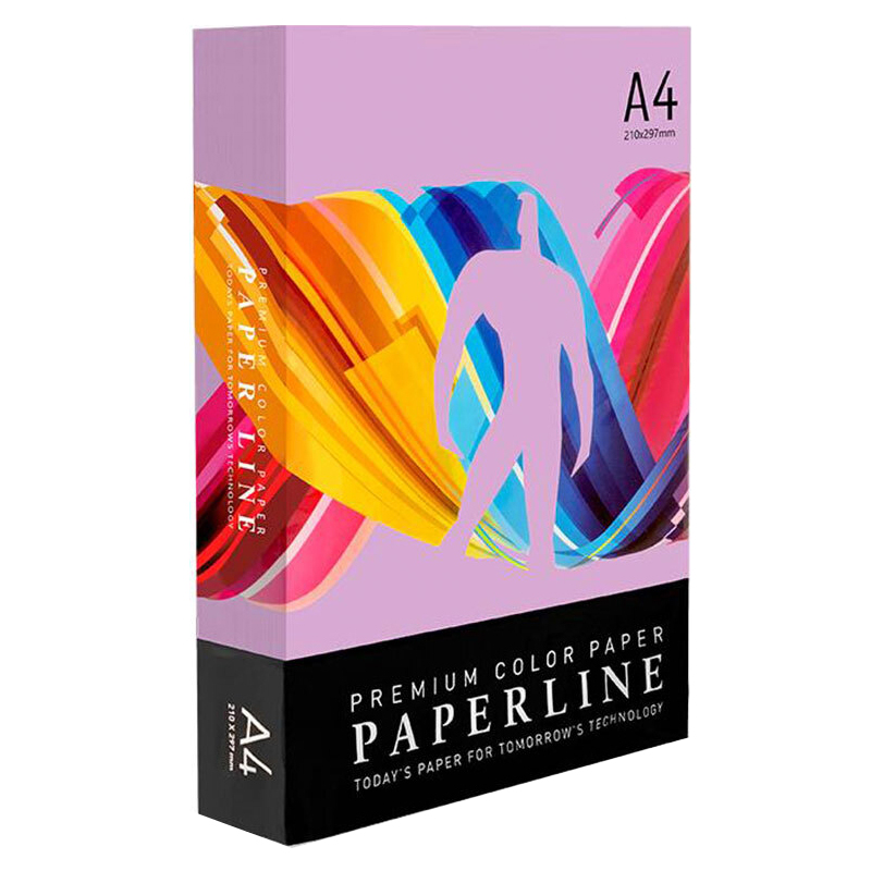 Бумага цветная PAPERLINE №274 А4, 80 г/м2, 500 листов, светло-фиолетовый