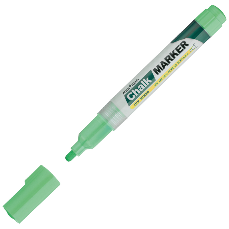 Маркер меловой MunHwa "Chalk Marker" круглый, 3 мм, зеленый