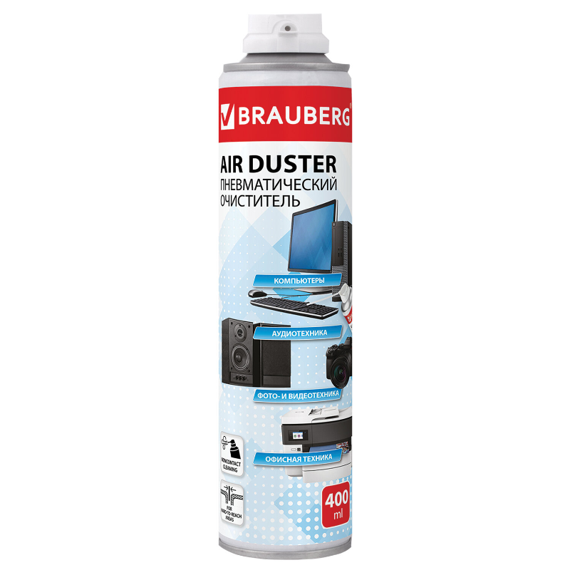 Баллон со сжатым воздухом BRAUBERG 400 мл
